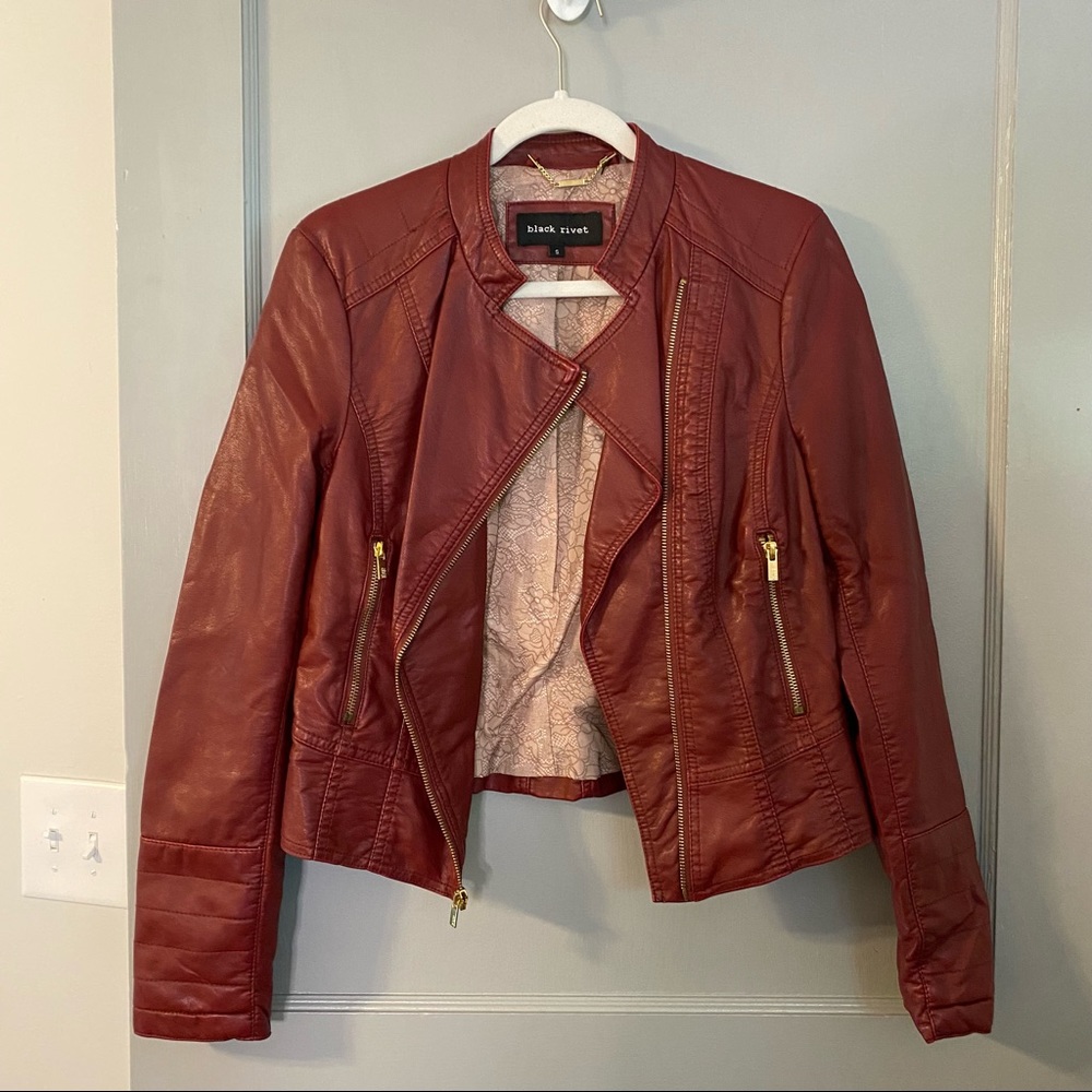 Wilson Leather Moto jacket (Black Rivet)